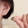 Серьги-гвоздики из серебра S925 с кисточкой в виде четырехлистника - Подходят для сна, Дизайн высокого класса в стиле легкой роскоши