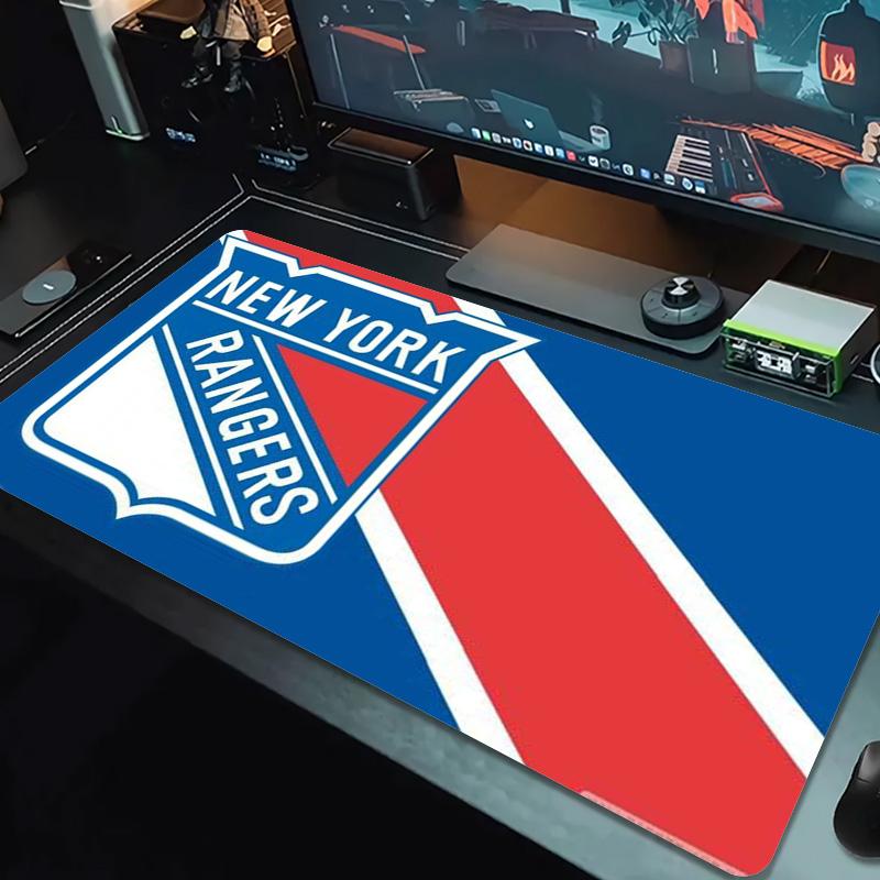 New York Rangers Color Mouse Pad Large Gaming Table Cushion Non-slip Laptop Tablet Big Mousepad XXL Mat Mini PC Playmat With Lock edge