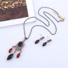 European Vintage Pendant Jewelry Set With Highend Resin For Gift And Celebration
