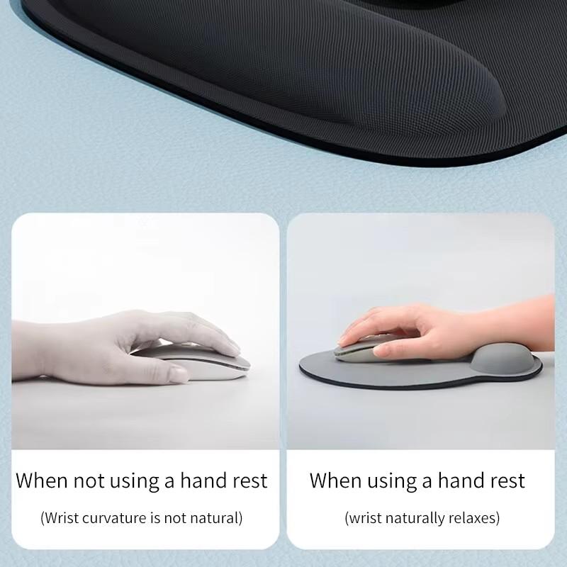 Pad Foam Eva Wrist Mouse Simple Solid Color Comfortable Thick Sponge Mouse Gaming Pc Keyboard Desk Mat 210x230mm