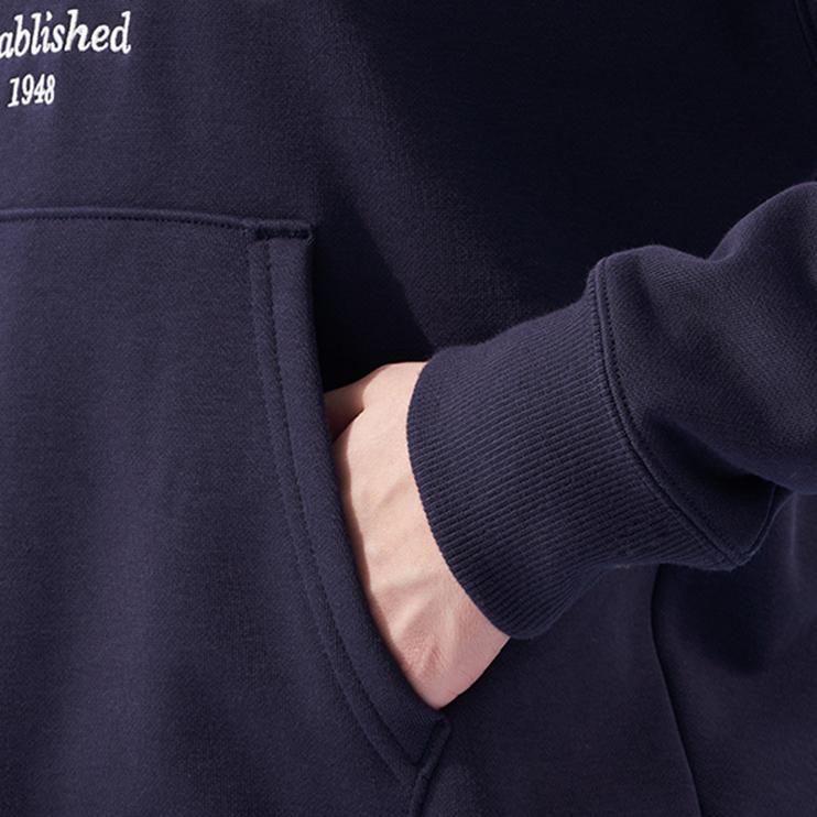 Puma Sports Lifestyle Series Letter Print Casual Hoodie Women Hoodies Navy 625306-16