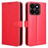 Для ZTE Blade A35/A55 Чехол Текстура Crazy Horse Искусственная кожа Чехол-кошелек для телефона