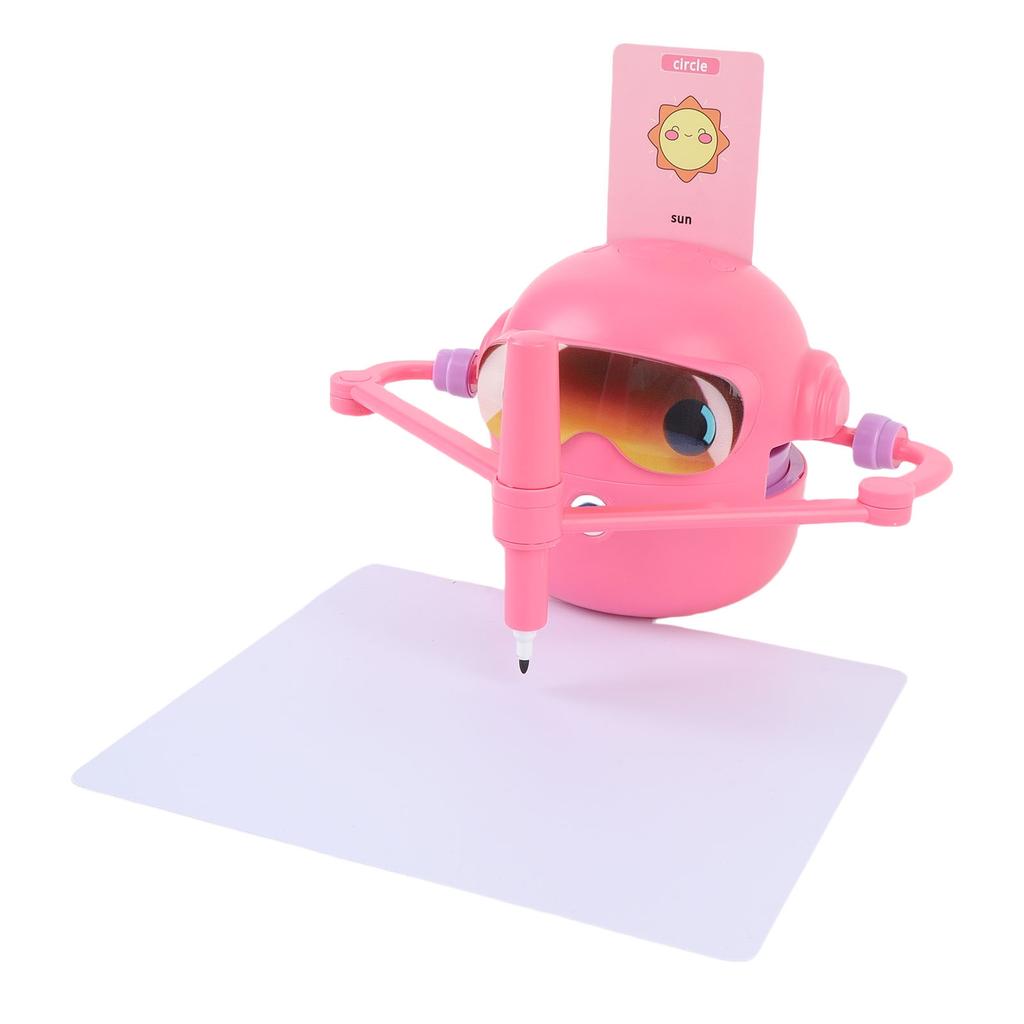 Интерактивный обучающий робот для рисования для детей, автоматический робот-художник с 100 карточками и 12 цветными ручками для мальчиков и девочек, для дошкольного обучения.