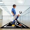 Soccer Training Drills Mat Rubber Non Slip Exercise Mat 23.6x35.4in Football Training Pad Footstep System Training Blanket for