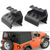 2Pcs Rear Window Soft Top Retainer Clip For Jeep Wrangler JK JKU 2007-2018 Black