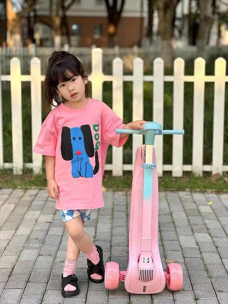 Детский складной самокат