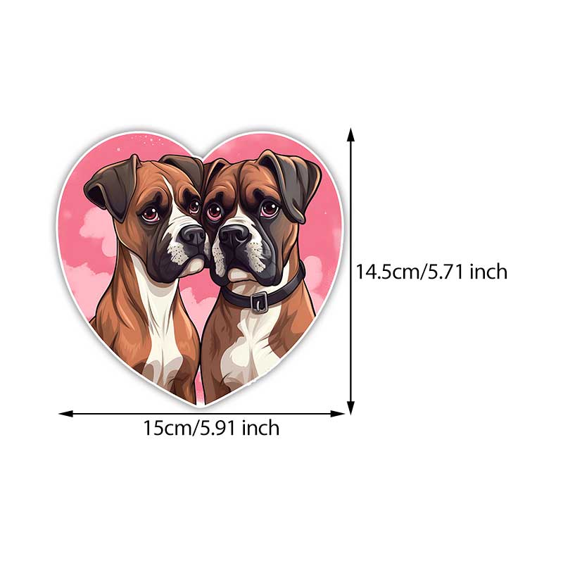 Lover Car Sticker German Boxer Dog Vinyl Decal Waterproof Rear Window Motorcycle Camper Bumper Truck Laptop Decoration Y18