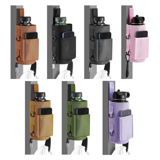 Магнитная сумка для воды для спортзала с карманами для телефона, плечевым ремнем, для фитнеса