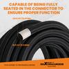 AN6 -6AN Fitting Stainless Steel Nylon Braided Oil Fuel Hose Line 16 Feet Kit Oil Hose Pipe + Fitting Hose End