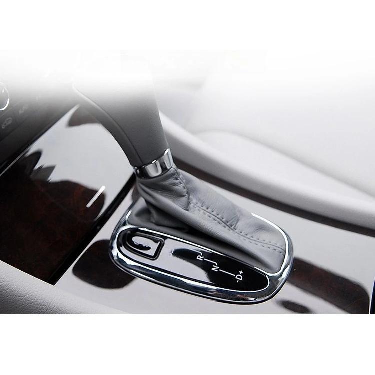 Подходит для Mercedes-Benz C-класса W203, W209 декоративное кольцо рычага переключения передач рамка рычага переключения передач хромированная 2032671988
