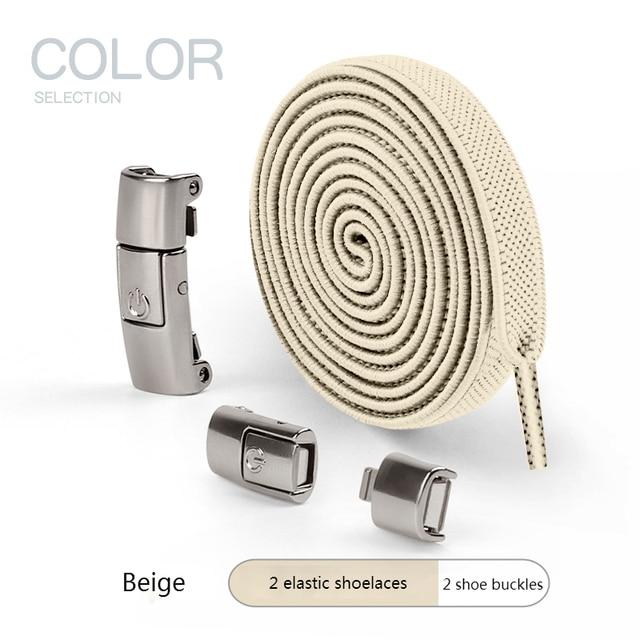 2025 Шнурки без завязок с пряжками для кроссовок Спортивная обувь