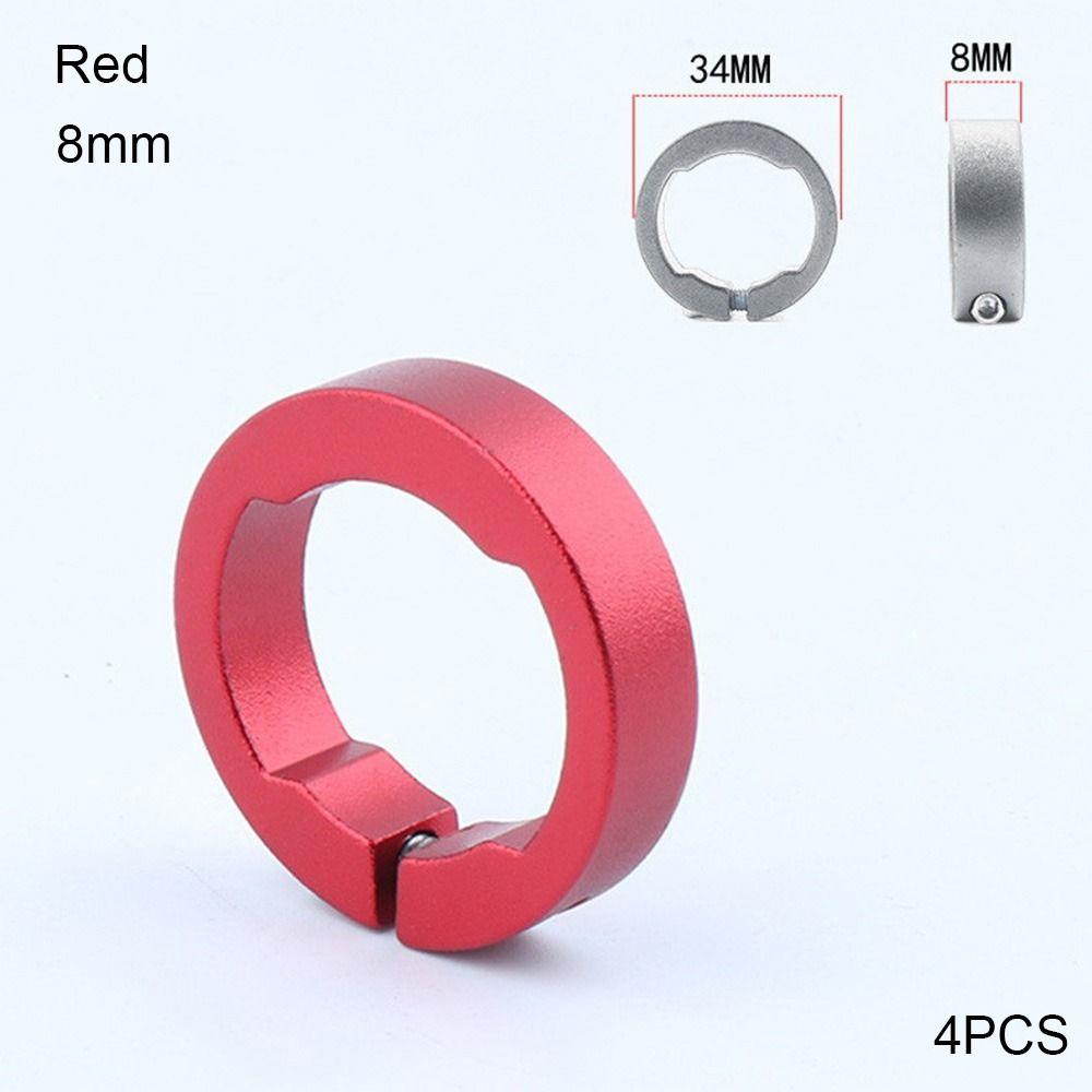 Road 8/12mm Aluminum Alloy Bicycle Parts Bicycle Grips Ring Bike Handlebar Grip End Lock Rings