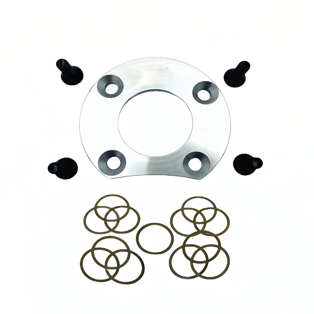 Bearing Retainer Set, Rear Bearing Support Plate & Shim Kit Fits for Mustang T5 World Class HD 5 Sp Transmission, Replaces T5144, E5ZZ7195A,