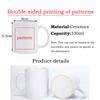 Various Birds Pattern Beer Mug Owl Themed Coffee Mugs Drinkware for Milk Juice Soup Cute Gift for Classmate Coworker Ceramic Cup