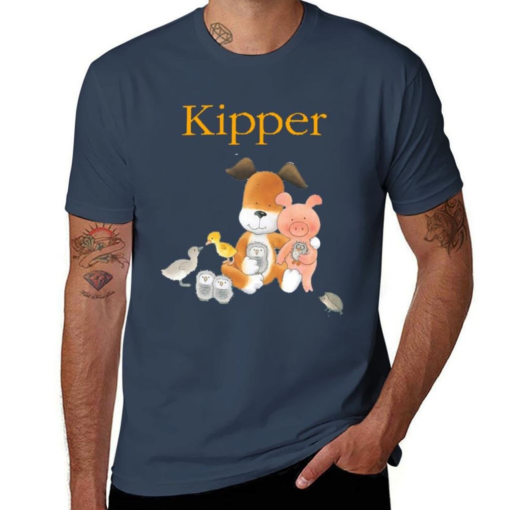Cute Kipper The Dog Tshirt Large Size Basic Casual Tshirt