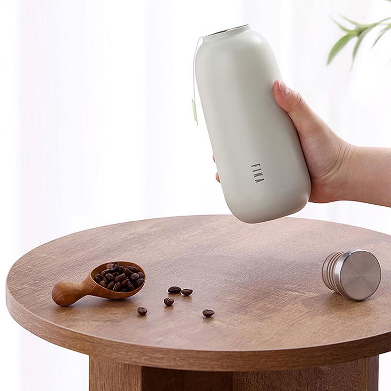 NeoFlam FIKA Термос с круглой бутылкой (400мл) слоновая кость