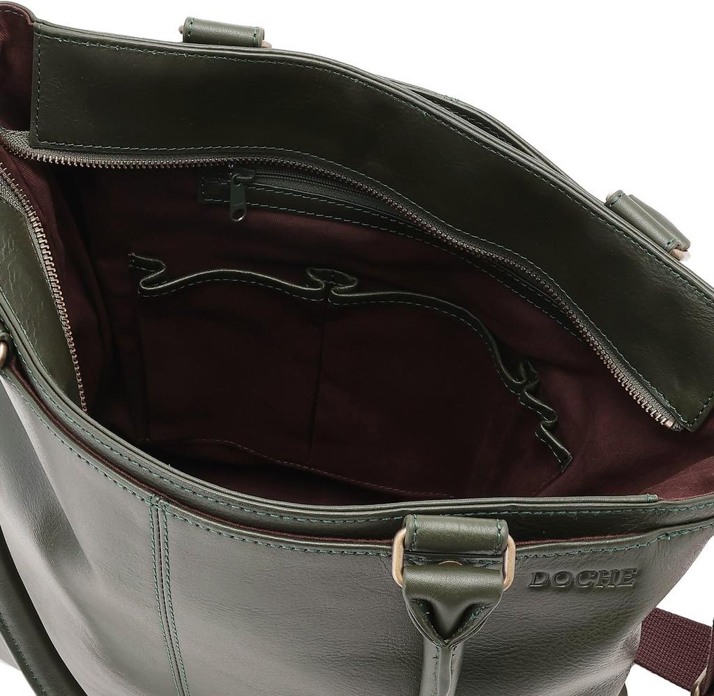 Сумка-тоут DOCCE 2-сторонний, серия ICB, зеленый