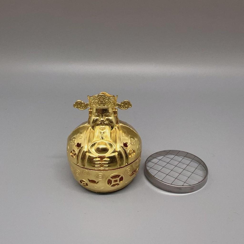 Copper Alloy Hanging Incense Burner - Indoor Aromatherapy Ornament for Agarwood Sticks