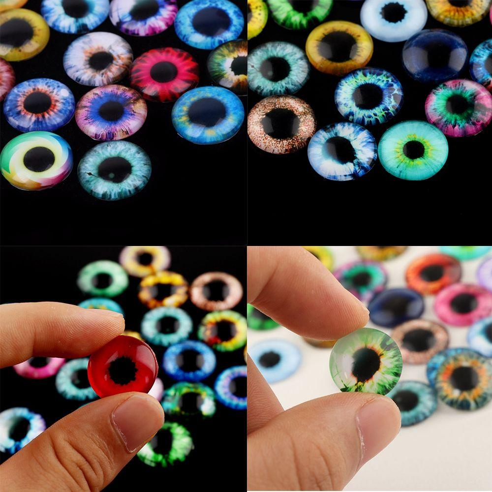 20pcs Hot Accessories Toy Dinosaur Eyeballs Glass Dolls Eyes Time Gem DIY Crafts
