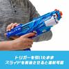 Hasbro Nerf Elite Disruptor Reflex Blue Slamfire 6-зарядный вращающийся барабан, 6 официальных стрел, Аутентичный продукт, В комплекте, Быстрая стрельба F2697,