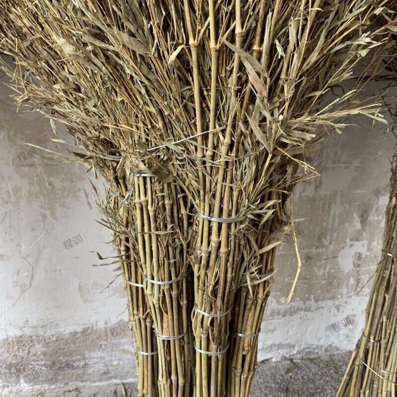 Прочная бамбуковая метла для уборки дорог