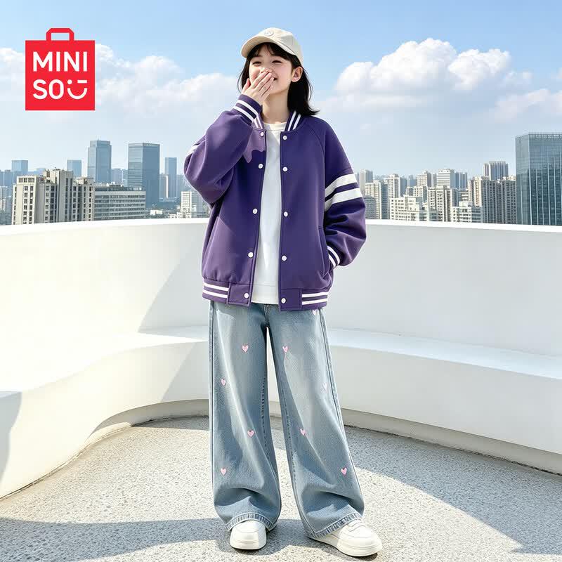 MINISO Стильный повседневный комплект из двух предметов для девочек