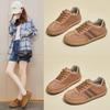 Женская обувь, новая модная повседневная обувь в студенческом стиле с широким носком, мягкая и удобная обувь на плоской подошве, повседневная спортивная обувь для активного отдыха
