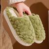 New Cotton Slippers Women's Winter Indoor Plush Household Cotton Drag Men's Couple Home Non-slip Warm Shoes