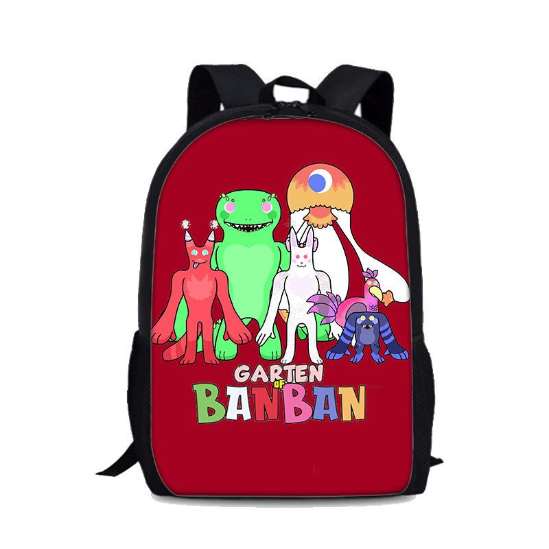 Cartoon Youthful Garten of Banban Student School Bags Notebook Backpacks 3D Printed Oxford Waterproof Boys/Girls Travel Bags