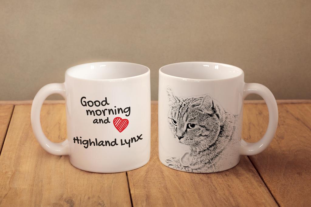 Highland Lynx – Cat mug, personalized mug with print | Art-Dog