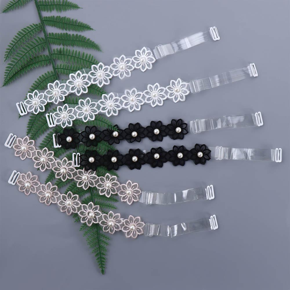 Жемчуг Силиконовый Невидимый Цветок Плечевой Бретель Аксессуары Для Бюстгальтеров Женский Пояс Для Бюстгальтера Бретели