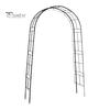 Металлическая садовая арка для вьющихся растений, свадебное украшение, каркас арки, простая сборка, изогнутая решетка для роз, виноградных лоз, шары