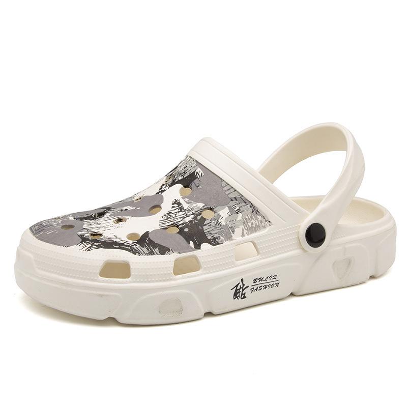 Дышащие мужские сандалии 2024 летние мужские тапочки 9 слипонов для сада обувь из ЭВА для инъекций спортивная обувь для ходьбы для мужчин