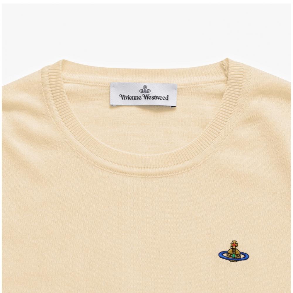 Vivienne WeStwood 1803002S Y001v A408 Джемпер женский вязаный с вышивкой логотипа Bear Orb