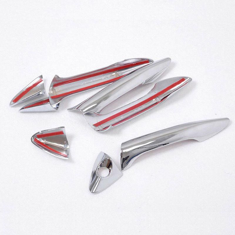 Для Elantra 2011 2012 2013 2014 2015 хромированная отделка дверной ручки комплект