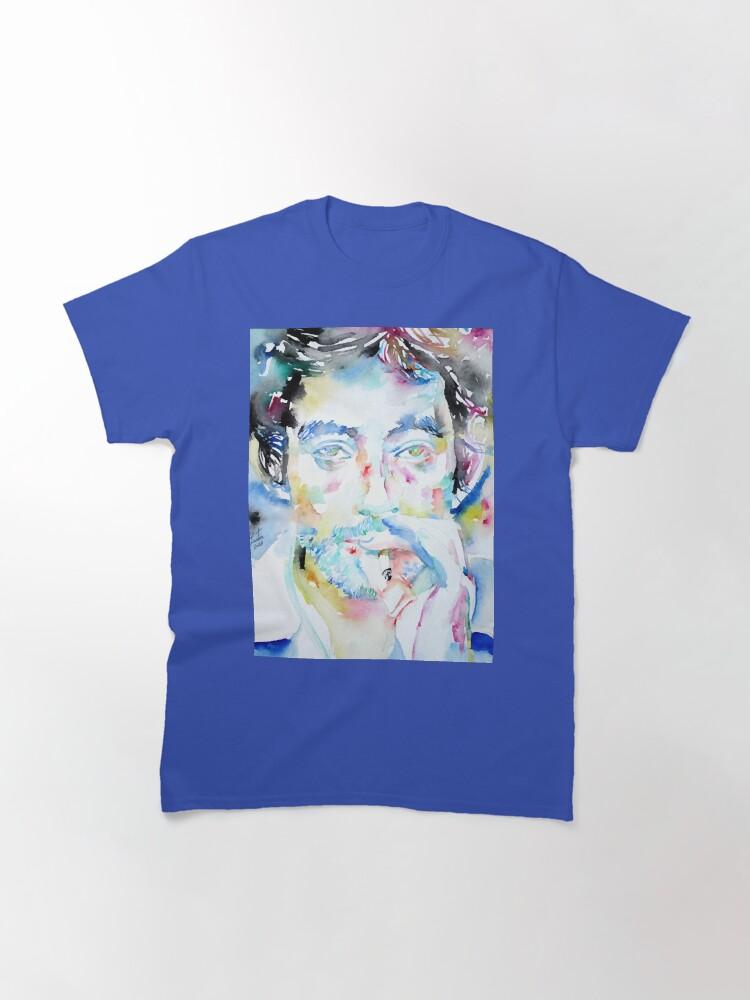 Serge Gainsbourg SERGE GAINSBOURG watercolor portrait Classic T-Shirt