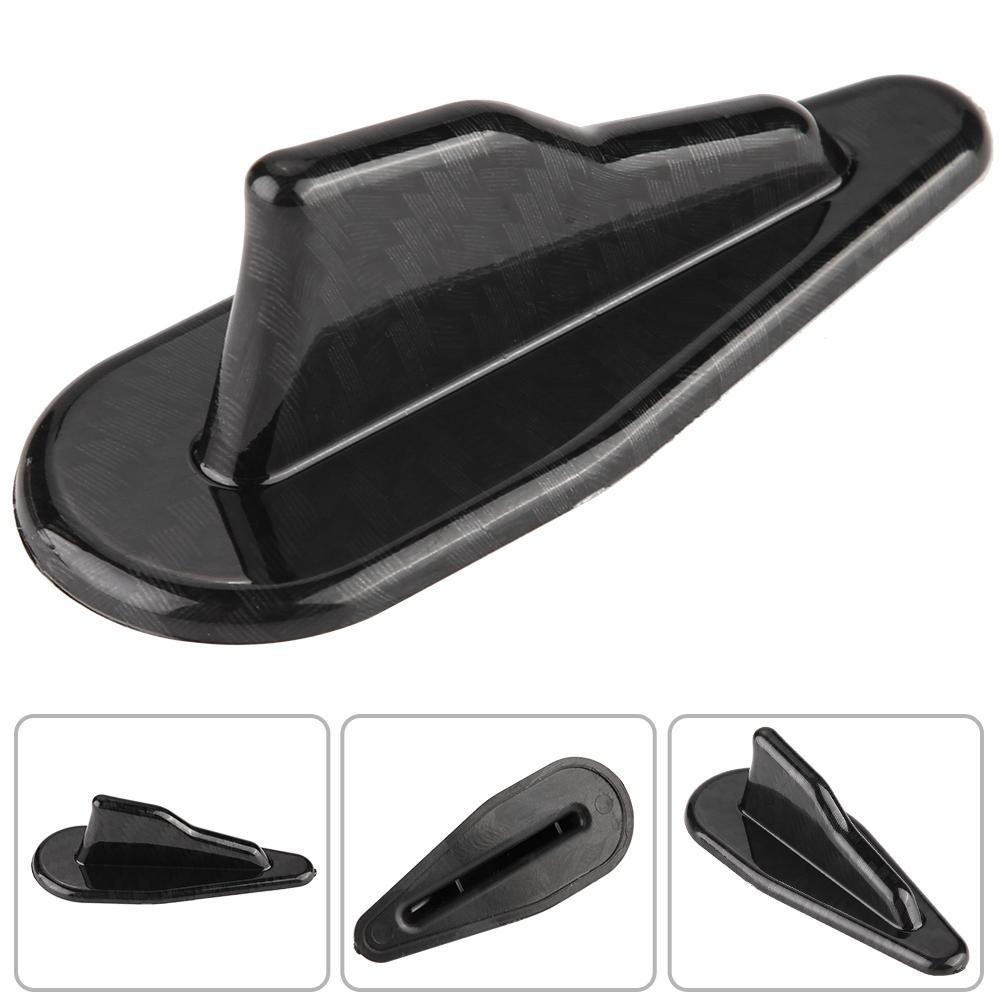 10Pcs Universal Black Style Car Roof Shark Fin Spoiler Wing Kit Vortex Generator