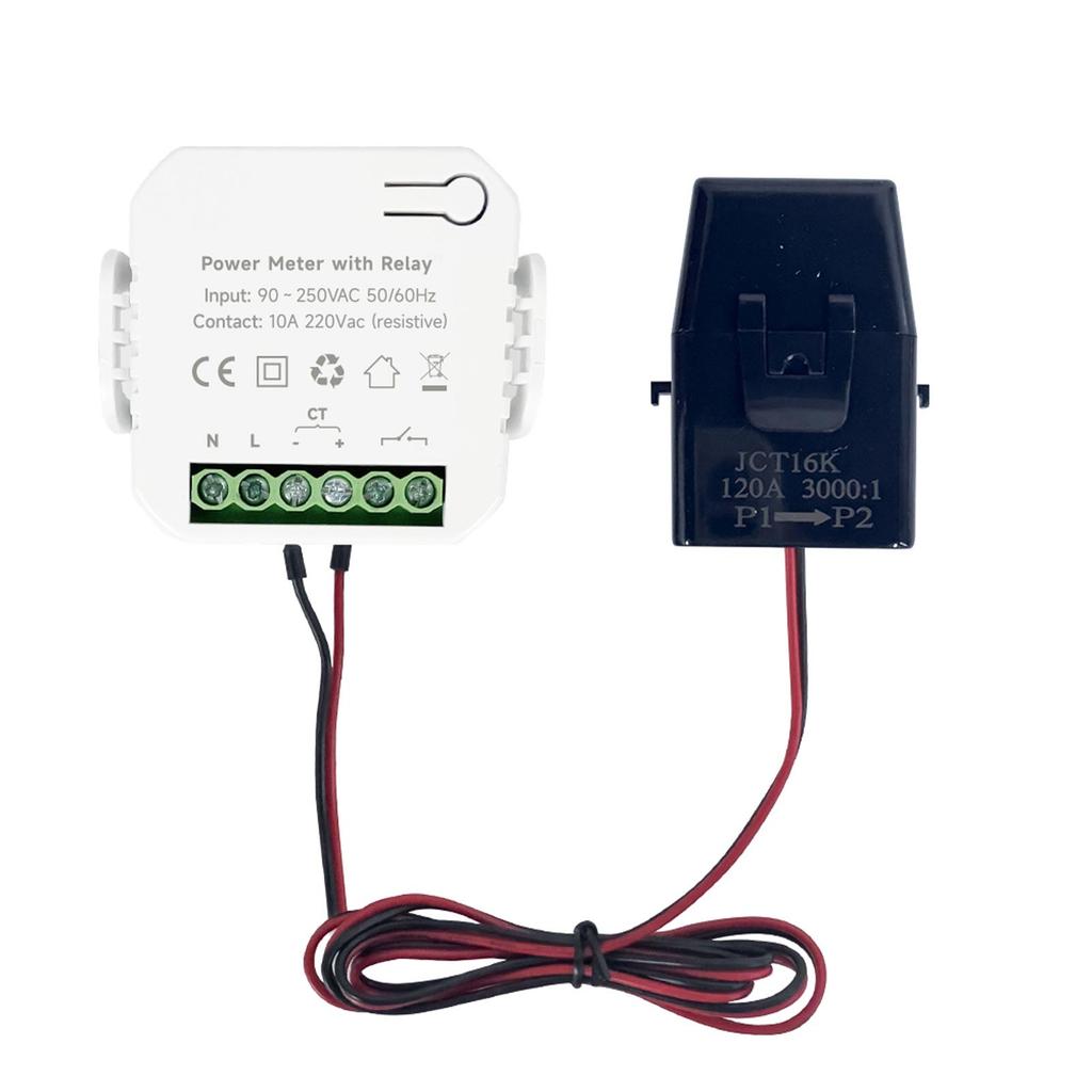 WiFi Smart Energy Monitor однофазный токоизмерительный клещевой счетчик с трансформатором тока 200A CT