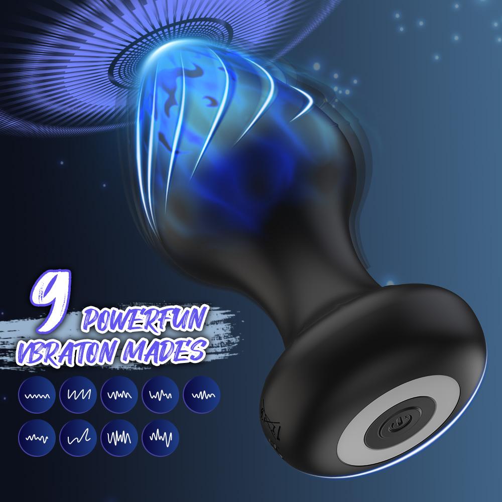 Управление через приложение Анальный вибратор Пробка для задницы Секс-игрушки для женщин Мужчин Беспроводной массажер-стимулятор простаты Женская мастурбация Взрослые Гей