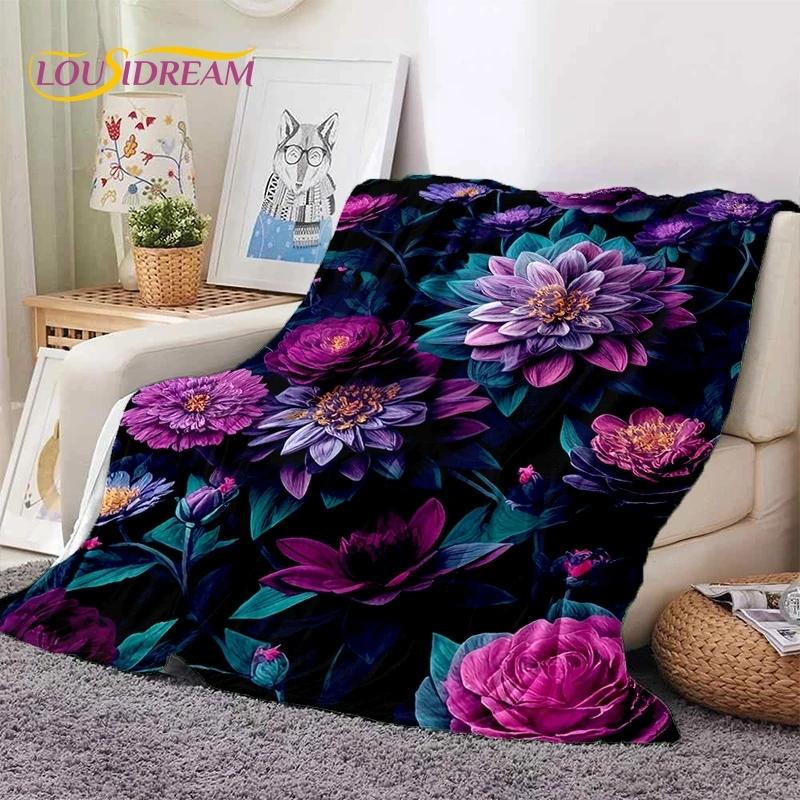 Мягкое фланелевое одеяло Dream Sun Flowers Nordic Daisy для кровати, спальни, дивана, пикника, плед для покрывала, отдыха на свежем воздухе, сна, подарок