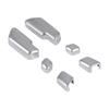 Портативный Для Mercedes Benz C E GL GLA CLS ML Класса W212 W218 X166 Серебристый Хромированный Кнопка Регулировки Сиденья Переключатель Накладка