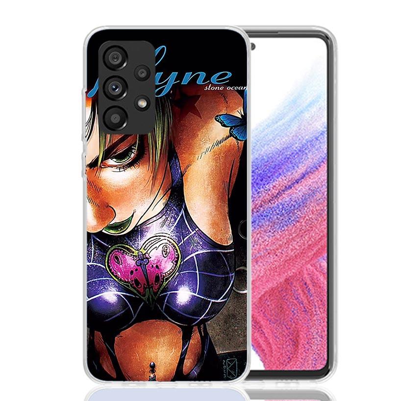 Чехол для телефона JoJo's Bizarre Adventure Джолин Куджо для Samsung Galaxy A17 A16 A14 A15 A13 A57 A56 A54 A55 A53 A37 A36 A34 A35 A33