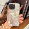 Акриловая задняя панель и ТПУ бампер для iphone 13 11 15 16 Plus XR Air 17 Pro 18 Pro Max 14 12 XS Max Мечтательные Бабочки hone Чехол Ударопрочная Защита