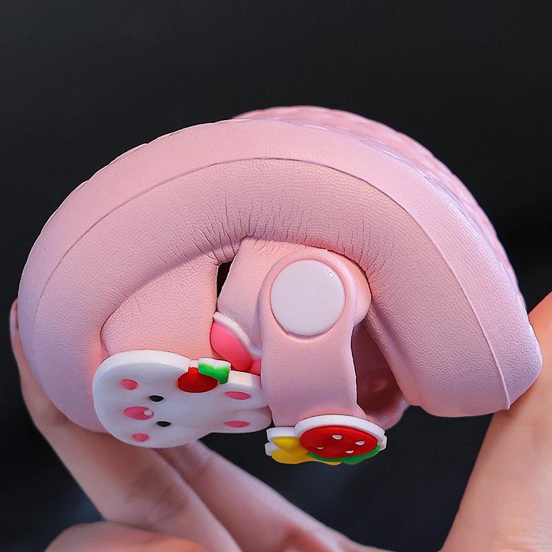 Сандалии для девочек, детские летние тапочки для дома с мягкой подошвой, детские противоскользящие тапочки с кроликом, тапочки для мальчиков с мягкой подошвой