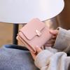 Женский короткий кошелек с простой и универсальной пряжкой Niche Short Wallet