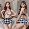 Anime Student JK Uniform School Girl Cosplay Sexy Lingerie Clothing Temptation Mini Skirt Tie Set Sex Costumes Exotic Outfits