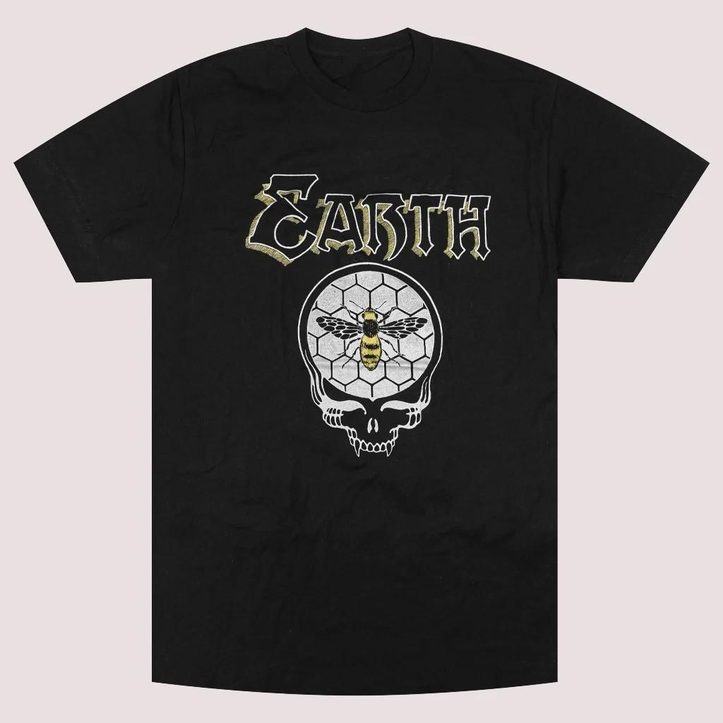 Earth Band Honey Skull Heavy Cotton Black All Size T Shirt MI560