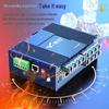 Huigu Industrial DIN Rail Fiber Optic Media Converter Switch