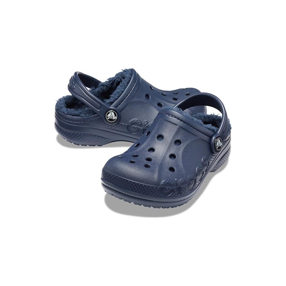 Crocs Универсальные Удобные Прочные Амортизирующие Детские Сандалии Детские сандалии Темно-синие 207500-463