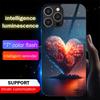 Светящийся чехол Blooming Heart со светодиодной подсветкой и управлением звуком для iPhone Samsung